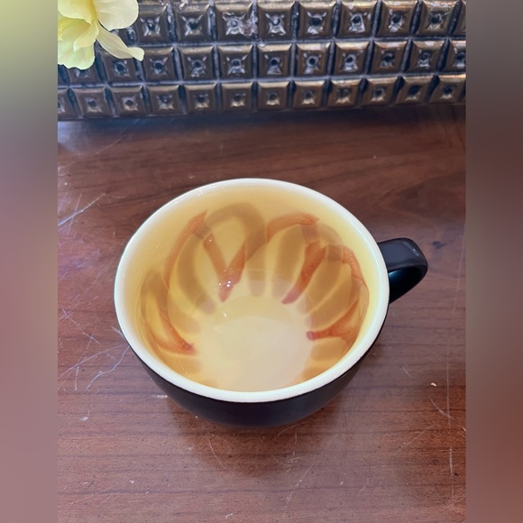 Starbucks 2012 China Matte Brown Yellow Sunflower Espresso Coffee Mug Cup 12oz - Picture 8 of 9